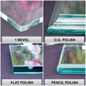 Customize glass edges