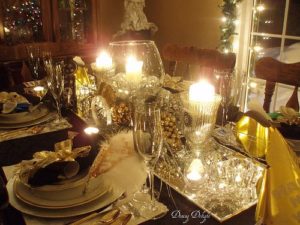 New Year Table Decor