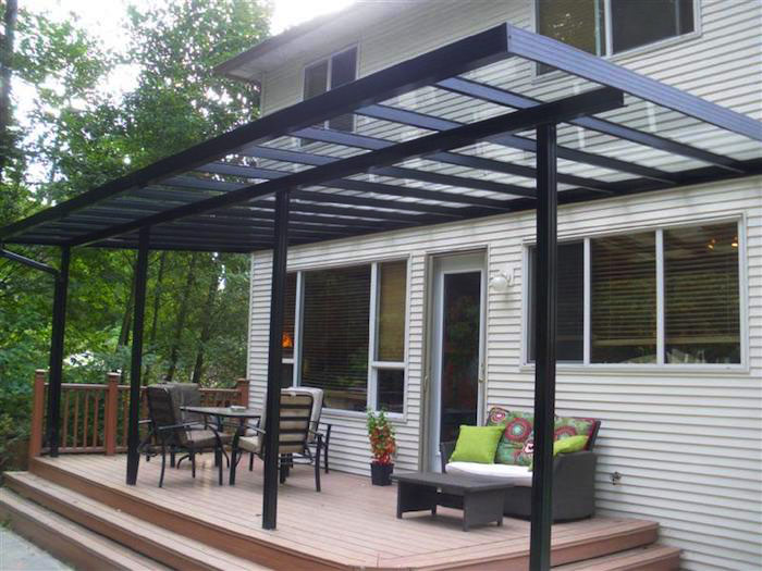 glass pergola for patio