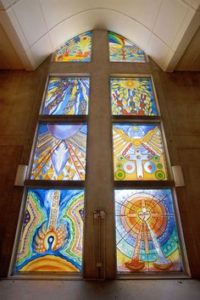 New stained glass windows at St Mary's Church in Darwin